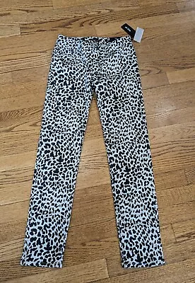 Miss Me Girls Jeans In Leopard Print Size 12 Skinny • $24.50
