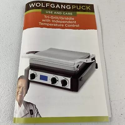 NEW! Wolfgang Puck Tr-Grill / Griddle Independent Temp Control BCGL1000 RED • $101.96