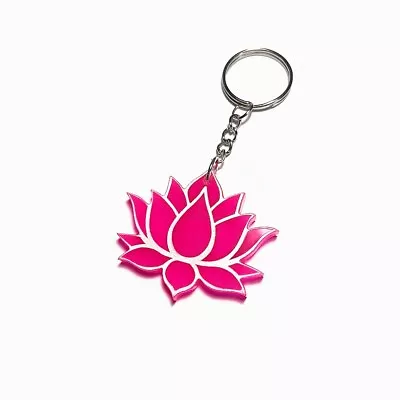 Lotus Flower Keychain Purse Charm Car Accessories For Women New Car Gift • $11.99