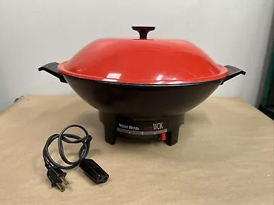 Vintage West Bend 6 Quart Electric WOK Model 79525X Made In The USA • $21.21