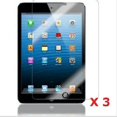 3 X Clear LCD Screen Protector Gurad For Apple IPad Mini 7.9  Inch + Free Cloth • £1.99