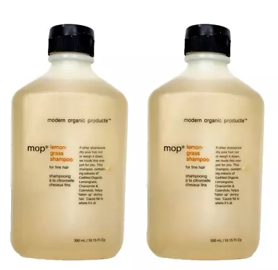 2 Mop LEMONGRASS SHAMPOO For Fine Hair 10.15 Oz Each • $29.99