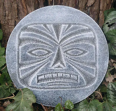 Tiki Plaque Mold Garden Plaster Concrete Resin Casting 7.75  X 3/4  Thick • $22