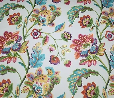 Modernism In Confetti BTY 54  Wide P Kaufmann 100% Cotton Duck Colorful Floral • $24.99