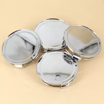 4x Universal Chrome Silver Car Wheel Center Hub Caps Covers Set No Logo 76mm • $17.88