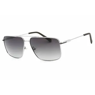 Timberland Men's Sunglasses Full Rim Shiny Gunmetal Metal Rectangular TB9292 08R • $26.59