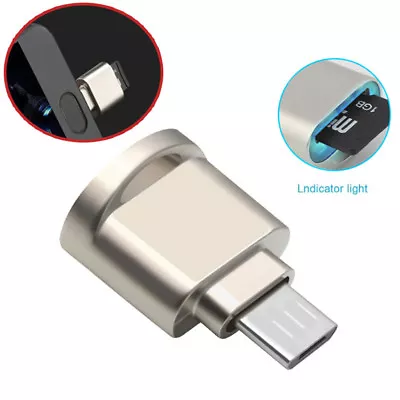 Alloy Micro Usb Otg Tf Mini S D Card Reader Adapter Converter For Android P.nu • $7.60