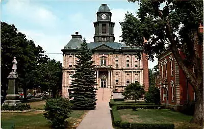 Holmes County Courthouse Millersburg Ohio Historic Landmark 1910 Towns Postcard • $10.75