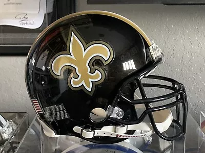 New Orleans Saints Authentic VSR4 Custom Helmet-Drew Brees Edition • $349