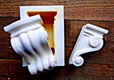 £84.95 • Buy Silicone Rubber Mold Wall Corbels Shelf Support Brackets Plaster Resin Cement