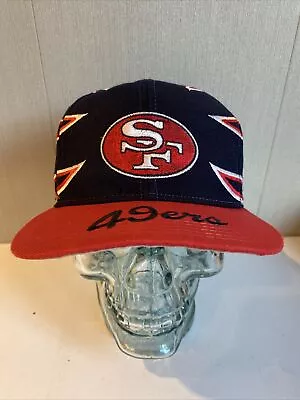 VTG RARE San Francisco 49ers Snapback Drew Pearson Claw Brim Script Variant Hat • $220