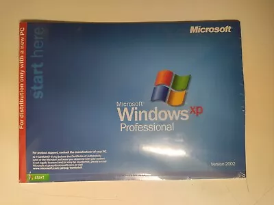 Microsoft Windows XP Professional CD Sealed 2002 SP1 REQUIRES KEY - NOT INCLUDED • $14.95