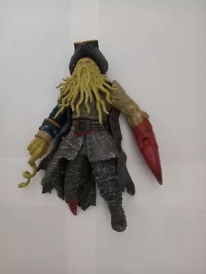 Disney Pirates Of The Caribbean Zizzle Davy Jones Squid Toy Figure • £5