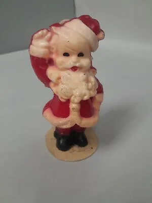 Vintage Gurley Santa Christmas Candle (#84L) • $10