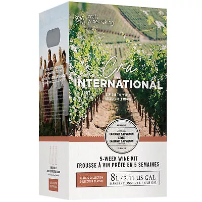 Wine Ingredient Kit - Cru International - Australian Cabernet Sauvignon Style • $136.48