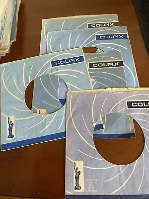 5 COLPIX Record Sleeves 7 Inch • £1.99