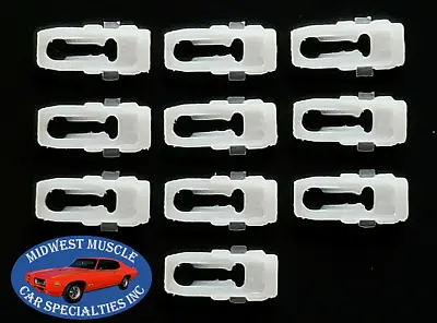 68-76 Ford Lincoln Mercury Body Side Belt Molding Moulding Trim Clips 10p TI • $21.20