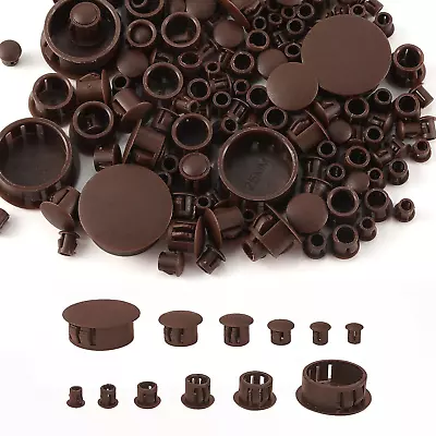 6 Sizes Plastic Hole Plugs Flush Type Assorted Hole Plugs Locking Insert End Ca • $14.42