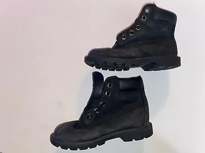 Toddler Boy’s Black Timberland Boots 8.5 No Shoe Strings • $15