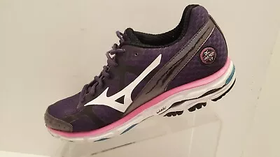 Mizuno Wave Rider 17 Purple Running Shoes Women’s Size 10.5 Wide • $15.99