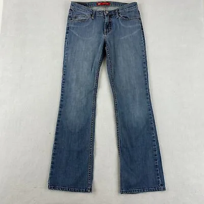 X2 Denim Laboratory Jeans Womens 8L Blue Bootcut Leg Low Rise Regular Fit Washed • $11.37