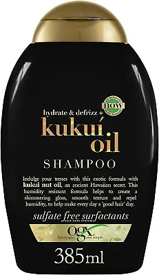 OGX Kukui Oil Shampoo For Frizzy Hair 385ml (Fast Delivery) • £5.79
