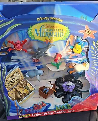 The Little Mermaid McDonald’s Happy Meal Display 1997 Complete! Vintage • $69.99