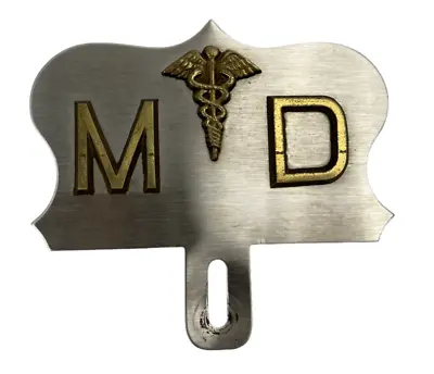 Vintage MD Medical Doctor License Plate Topper • $54.99