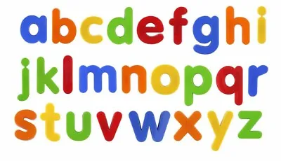 Magnetic Letters Alphabet Set Lower Case Preschool Learning Fridge Magnets Kids • £3.29