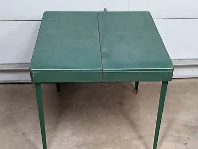 Coleman Vintage Folding Metal 28”x28” Camp Picnic Table • $134.99