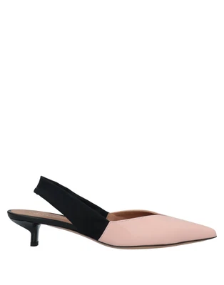 £49.99 • Buy RRP€325 EMPORIO ARMANI Leather Slingback Shoes US6 EU37 UK4 Heel Made In Italy