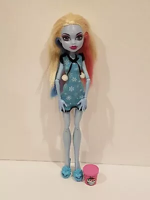 Monster High Doll Abbey Bominable Dead Tired IScream Ice Cream Slippers Outfit • $22.85