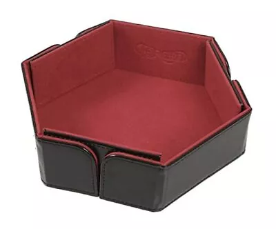  6.5 Inch Magnetic Folding Dice Tray - Portable Folding Dice Rolling Tray Red • $29.90