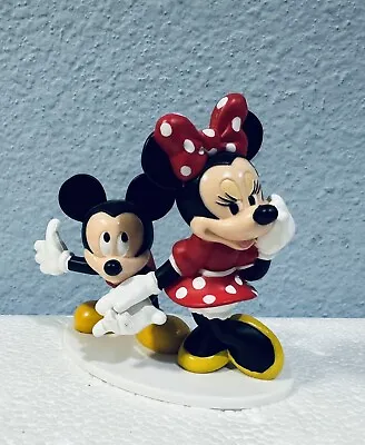 Mickey Mouse And Minnie Mouse Toy Cake Topper 3  X 3.25  Deco Pac • $7.19