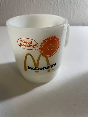 McDonald’s Vintage Glass Cup Coffee Cup 1970 Or 1980 • $9.99