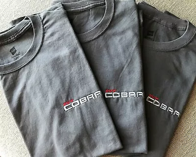 SVT Cobra (Mustang) Embroidered T-Shirt (Charcoal Gray) • $20