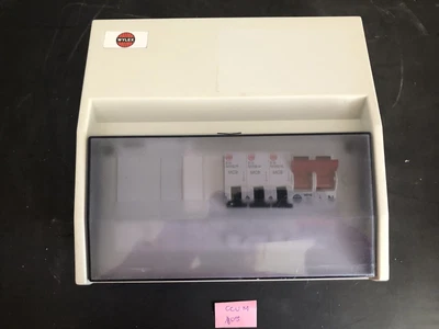 £6.50 • Buy Wylex PVC Fuse-board -box CCU 8 Way Main Switch  & Breakers #M05