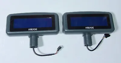 2 Micros POS Rear LCD Customer 6  Pole Displays WS4 & WS5 Terminal 700827-105 • $14