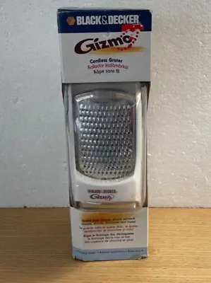 Black & Decker Gizmo Cordless Grater New Cheese Grater Model GG200 3 Blades • $26.99
