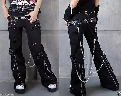 Punk Gothic Womens Mens Harem Pants Trousers Hip Hop Casual Visual Kei Rock • $67.36