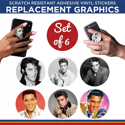Elvis Presley Phone Holder Replacement Graphic Vinyl Stickers • $3.50