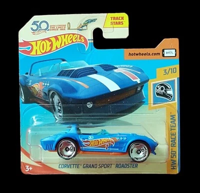 £5.99 • Buy Hot Wheels 50th Anniversary Corvette Grand Sport Roadster HW 50 RACE TEAM