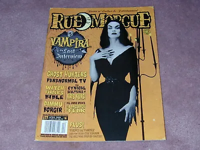RUE MORGUE Magazine # 77 Vampira Maila Nurmi Ghost Hunters Kris Kuksi • $14