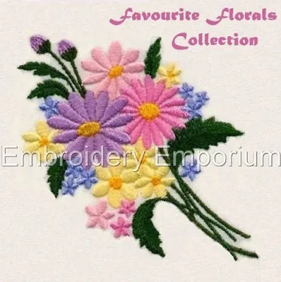 £10.95 • Buy Favourite Florals Collection - Machine Embroidery Designs On Cd Or Usb