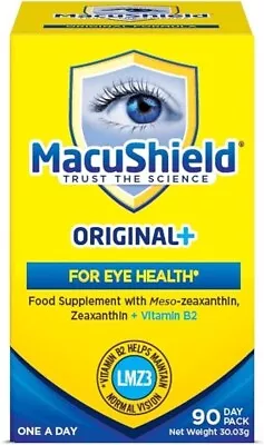 Macushield Eye Supplement 90 Capsules 3 Months Supply Long Expiry Date Rrp £46 • £20