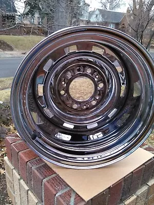 SET OF 4 CHEVY GM SQUARE BODY C10 TRUCK RALLY WHEELS CUSTOM CHROME RIMS. 15x10  • $5600