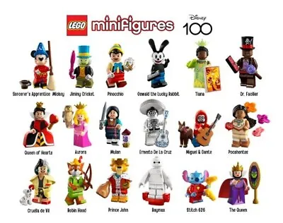 £59.95 • Buy LEGO Minifigures Disney 100 (Disney Series 3) Complete Set 18 Figures BRAND NEW
