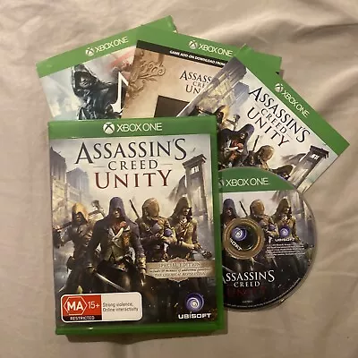 Assassin’s Creed Unity Xbox One Game *FREE SHIPPING* Ubisoft Special Edition PAL • $12.95