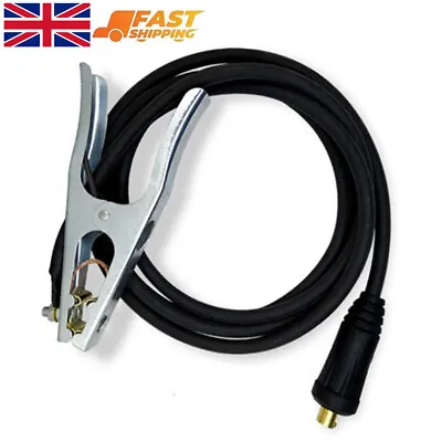 3M Earth Clamp Cable ARC MIG TIG Welders Groud Welding Wire 300A 10-25 Plug UK • £10.85