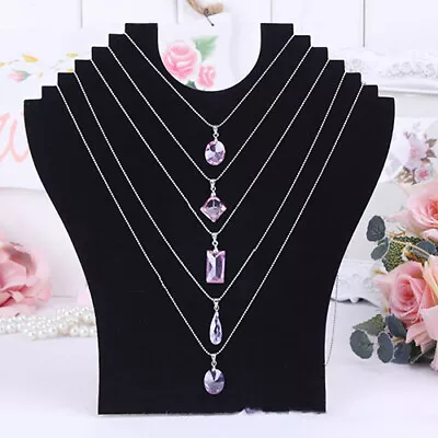 Necklace Bust Jewelry Pendant Chain Display Holder Stand Easel  • $12.14